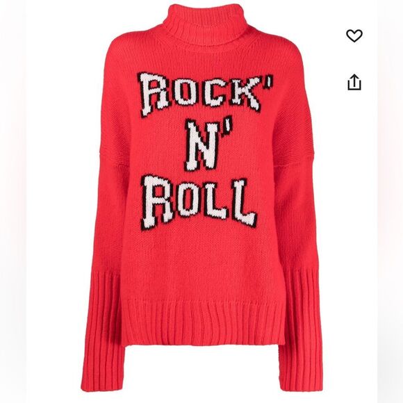 Zadig&Voltaire Alma intarsia-knit wool jumper pullover sweater XS Flawed NWOT - Picture 3 of 15